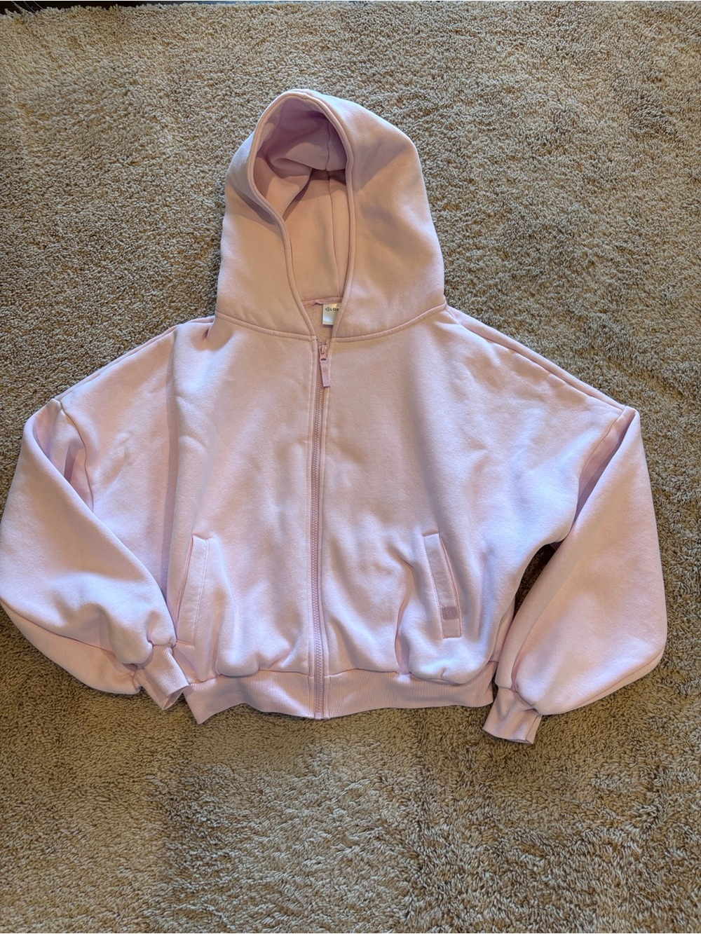 Light Pink Blogilates for Target Marshmallow Hoodie